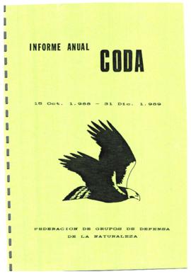 Informe anual CODA 1989