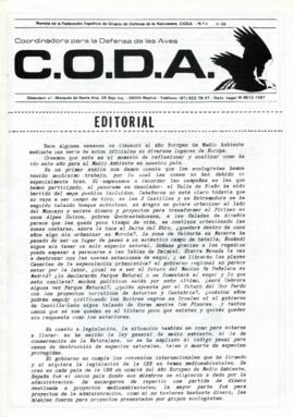 Revista de la Federación Española de grupos de defensa de la naturaleza 6