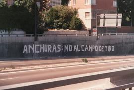 1983_Mural contra el campo de tiro de Anchuras